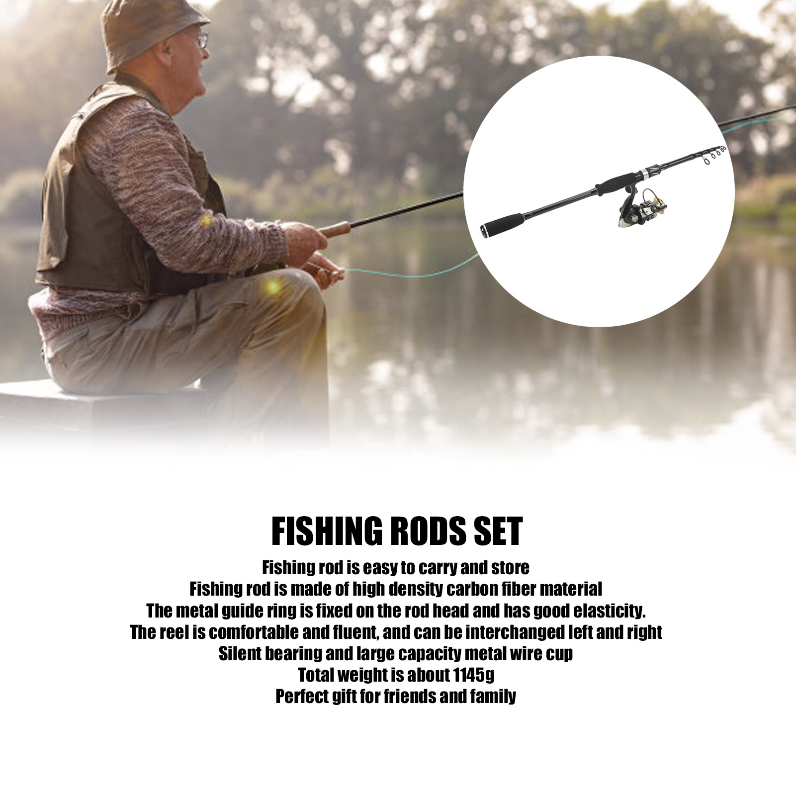 Angelruten- und Rollen-Kombi-S – Fishing Rod Combo Bewertung und Preis