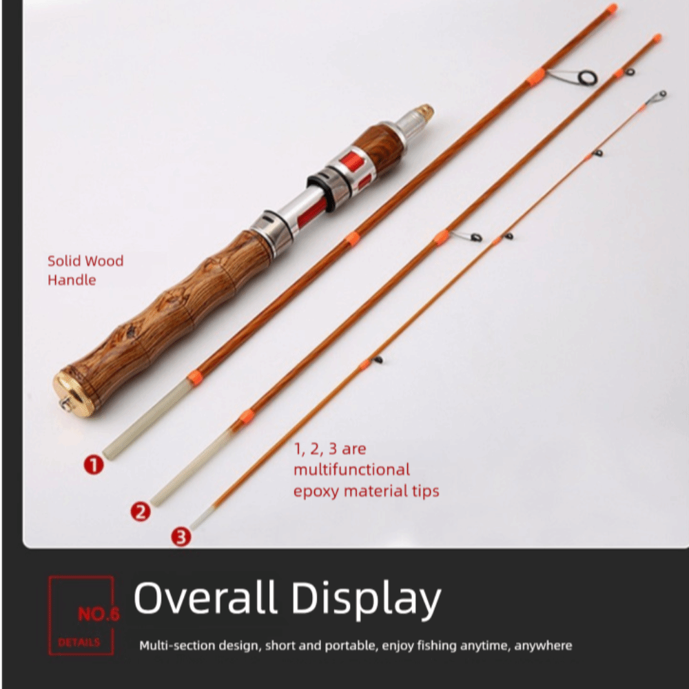 4-teilige Spinnrute mit UL-Lei – Fishing Rod Carbon Fiber Bewertung und Preis